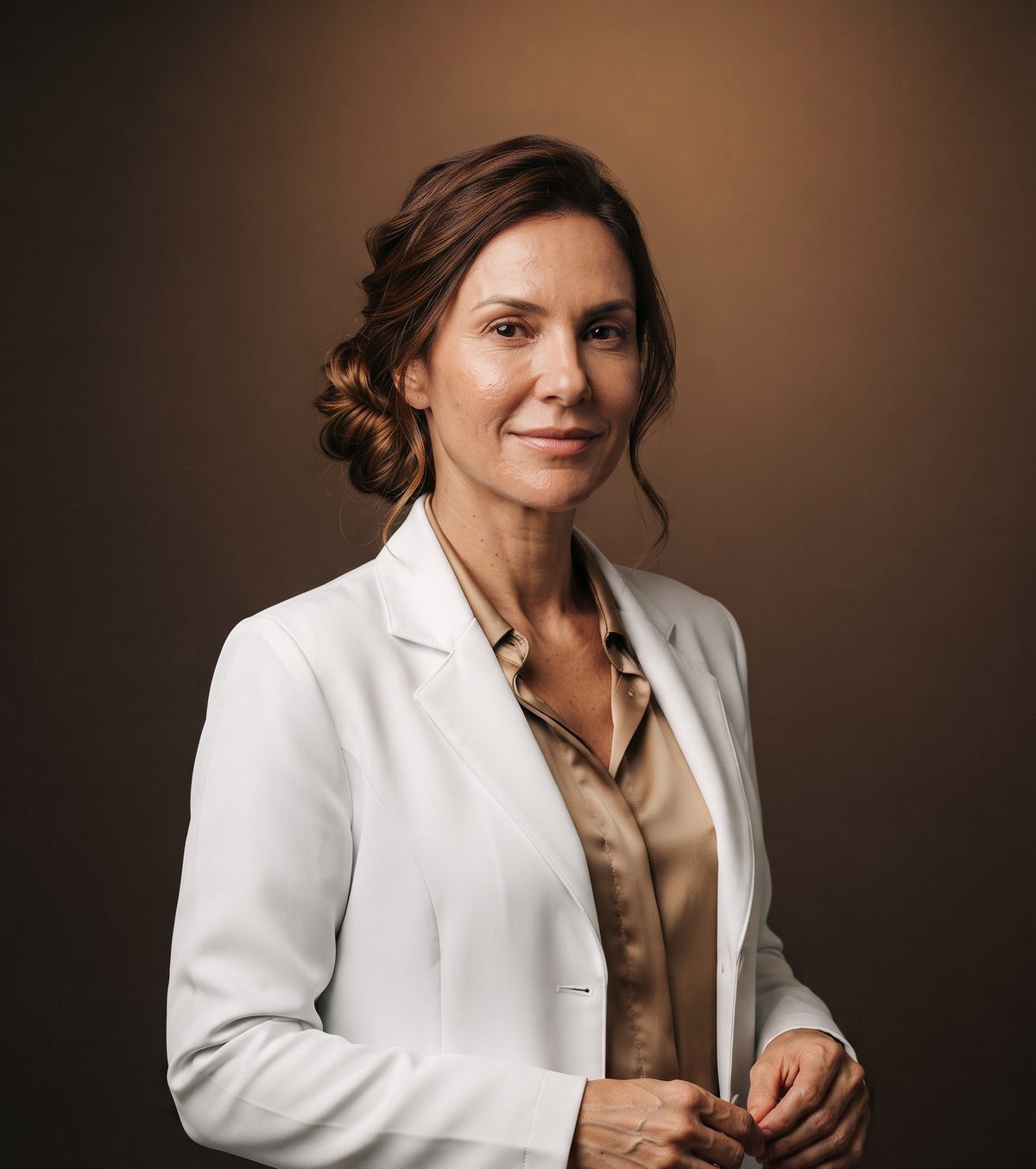 Retrato da Dra. Helena Duarte, especialista responsável pela Solenne